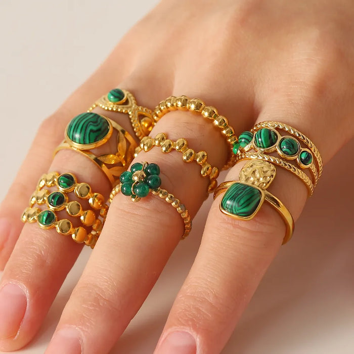 Chopra Green Ring