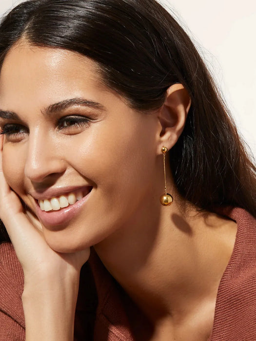 Nargis Stud Drop Earrings