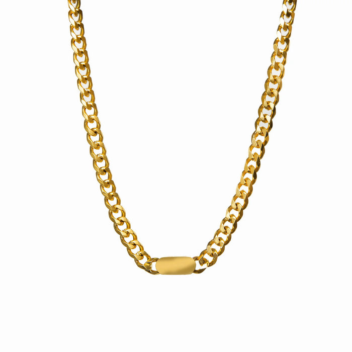 Oblong Gold Choker - Ranee London