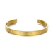 Cresent waterproof 18k gold plated bangle