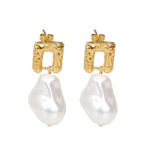 waterproof stylish pearl drop earring