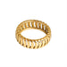 Waterproof gold plated daphne ring