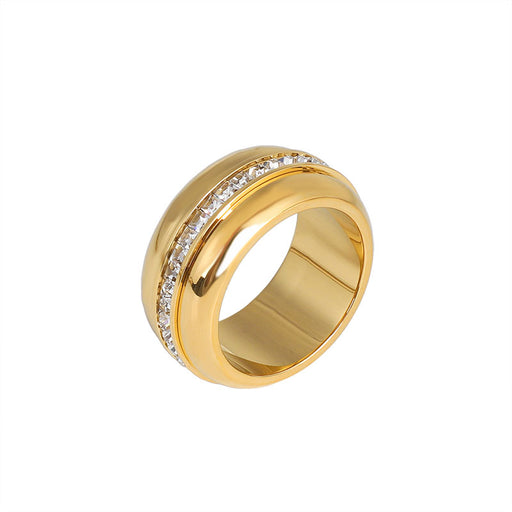 Waterpoof gold plated isis ring