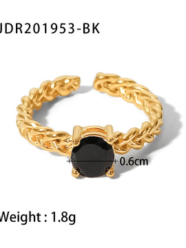 Abby Gold Plated Ring